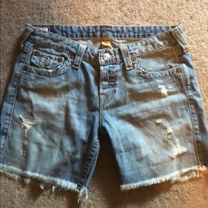 True Religion Jean Shorts